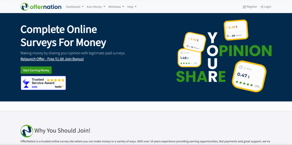 offernation best Paid to click site