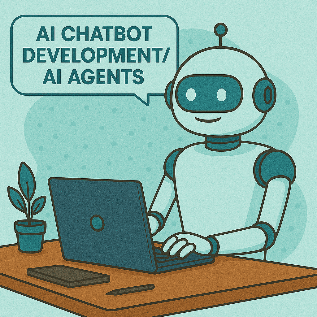 AI chatbot development AI agents making