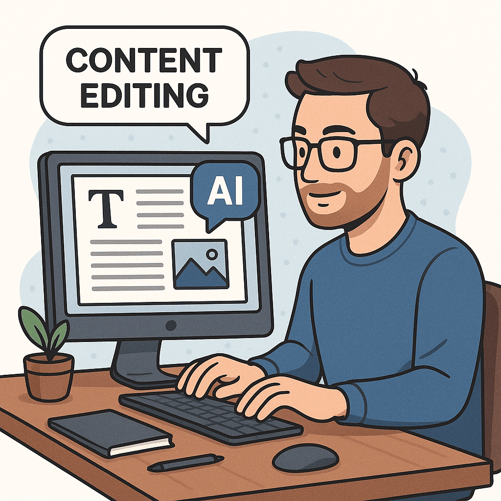 Content editing Best Ai gigs to sell on fiverr.