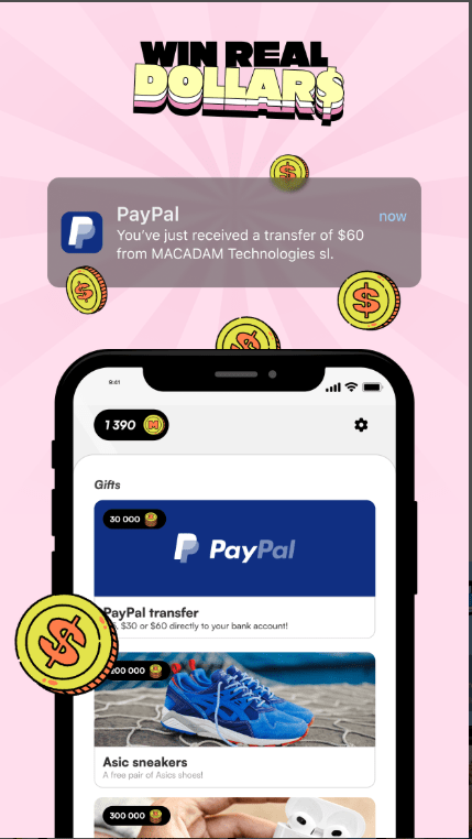 Macadam—Cash for Every Step