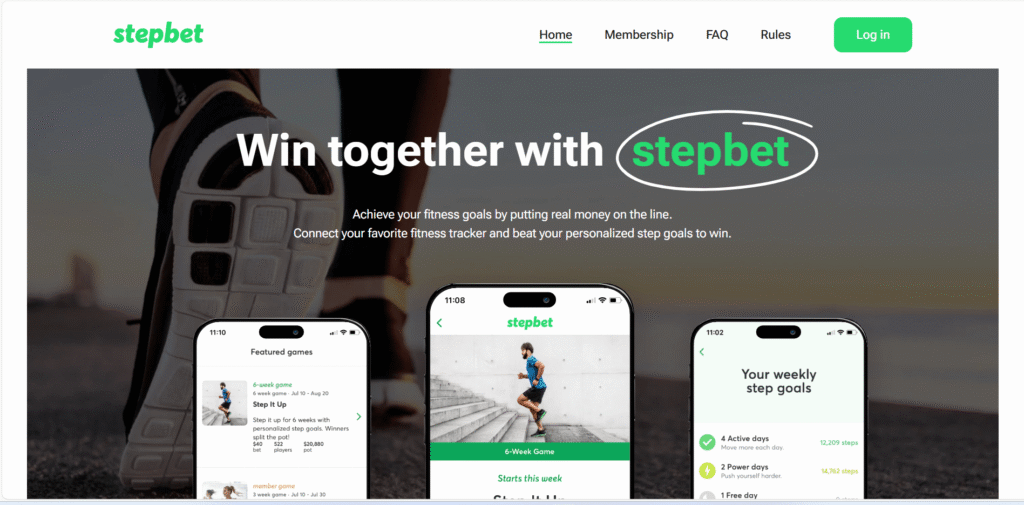 Stepbet get paid to walk