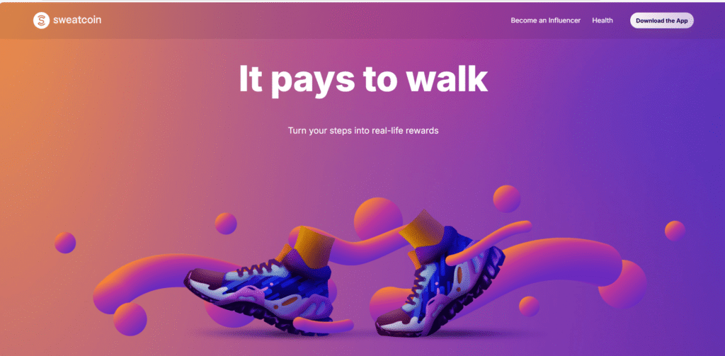 Sweatcoin Top walk and get paid apps