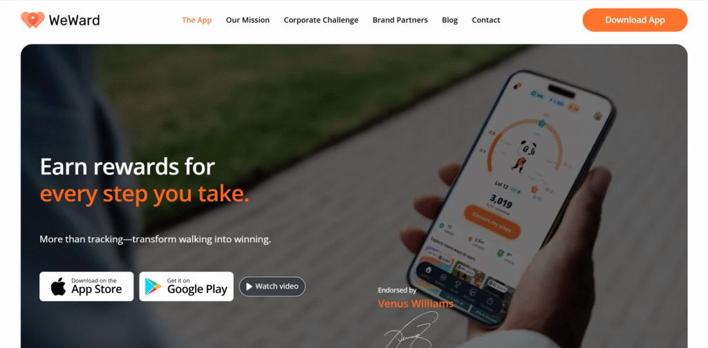 Weward Earn while walking apps