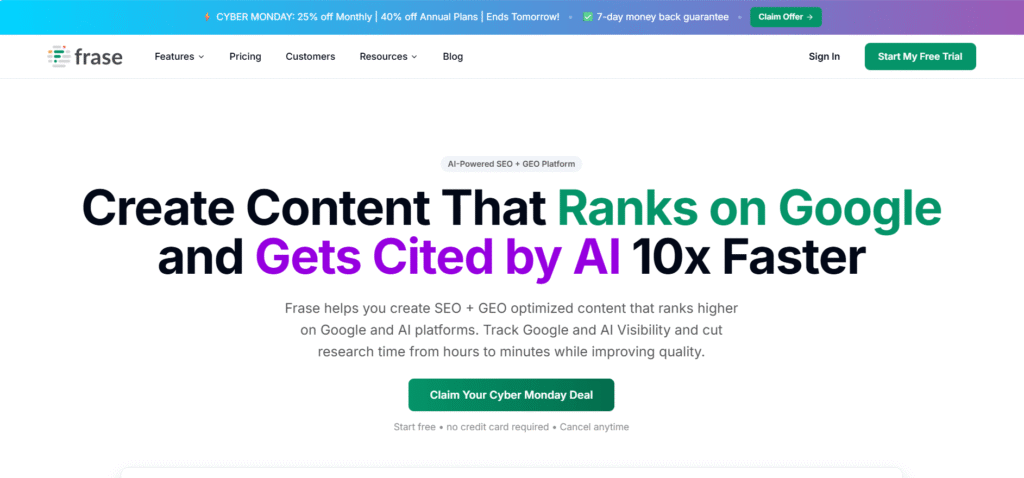 Frase.io Best Ai Writing Tools for Creative Bloggers