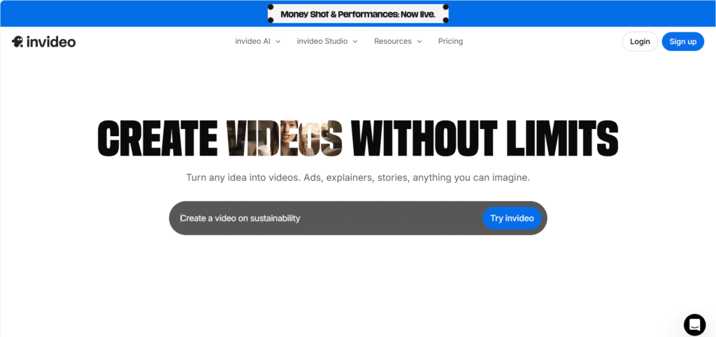 InVideo AI video generator