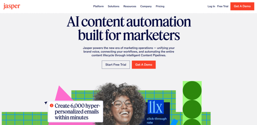 Jasper AI best ai tools for creative bloggers