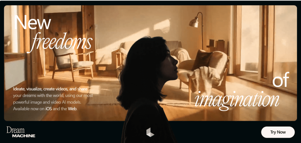 Luma dream machine Professional using AI video generator for business