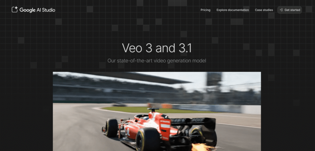 Veo 3.1 AI video generator turning text into cinematic scenes